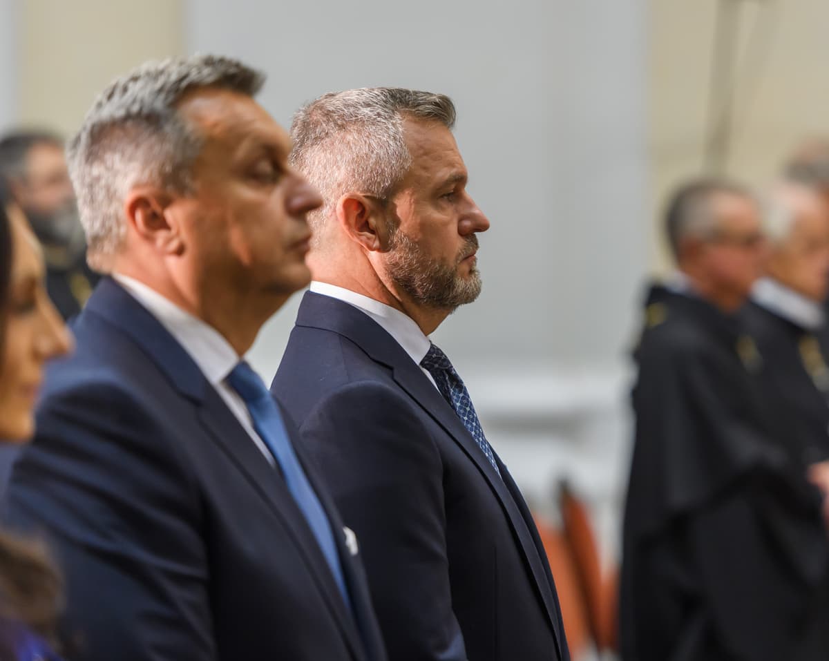 Andrej Danko a Peter Pellegrini. Foto: TASR/Jaroslav Novák