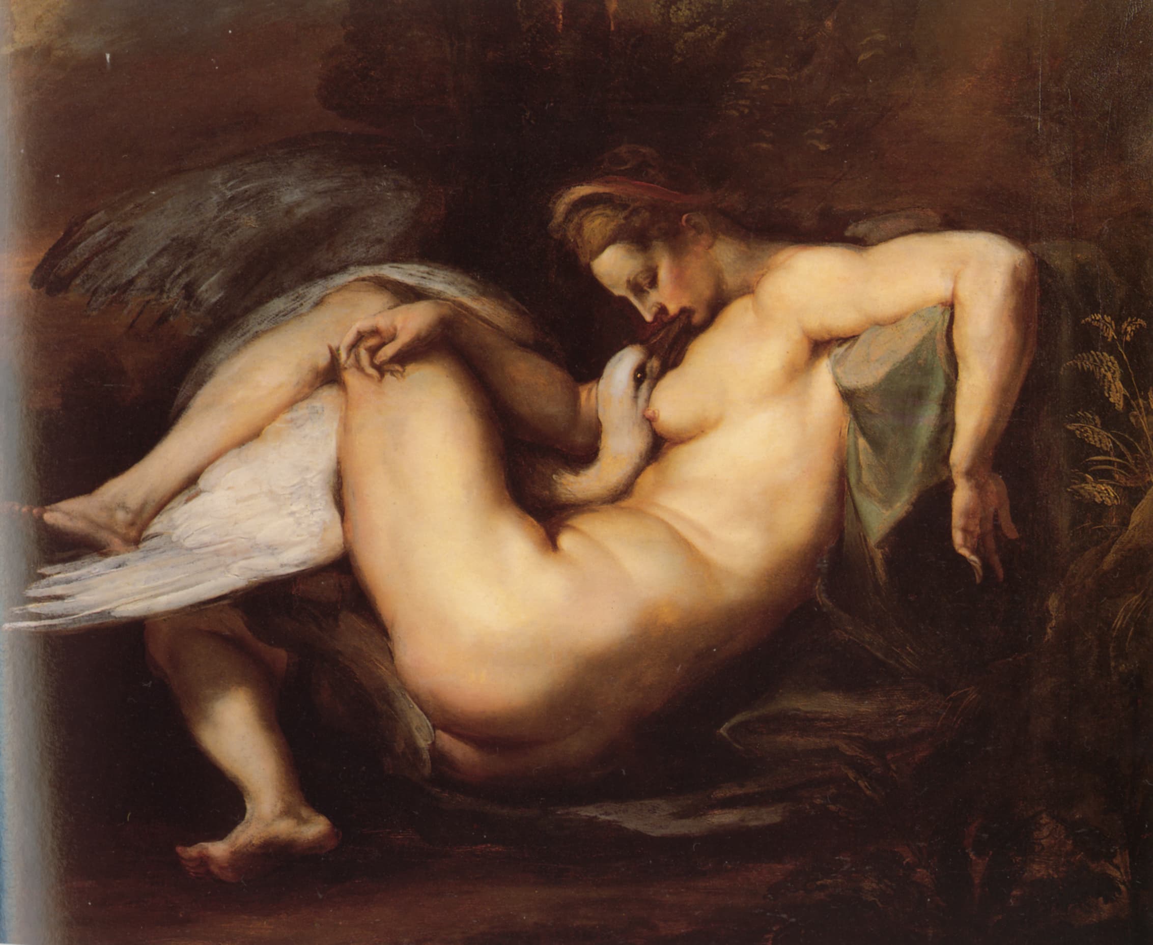 Rubens: Léda a labuť, grécky mytologický motív. Foto: wikimedia