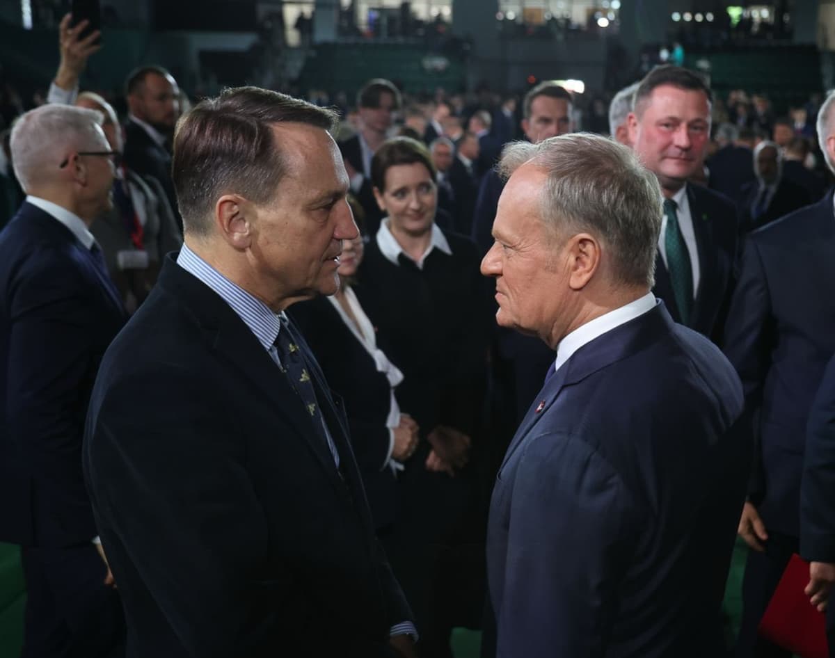 Radosław Sikorski a Donald Tusk. Foto: FB/Radosław Sikorski