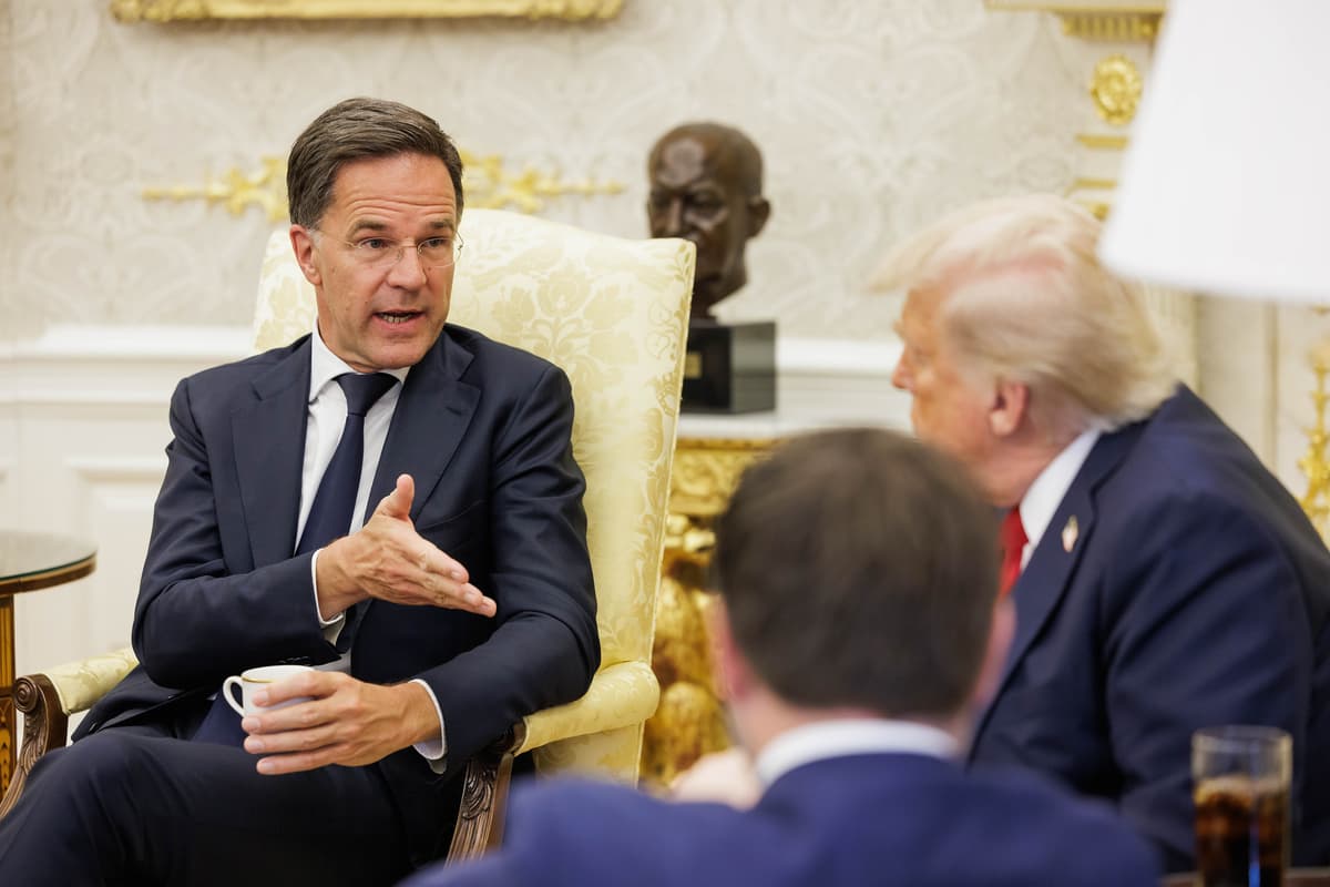 Rutte a Trump v Bielom dome. Foto: NATO/flickr.com