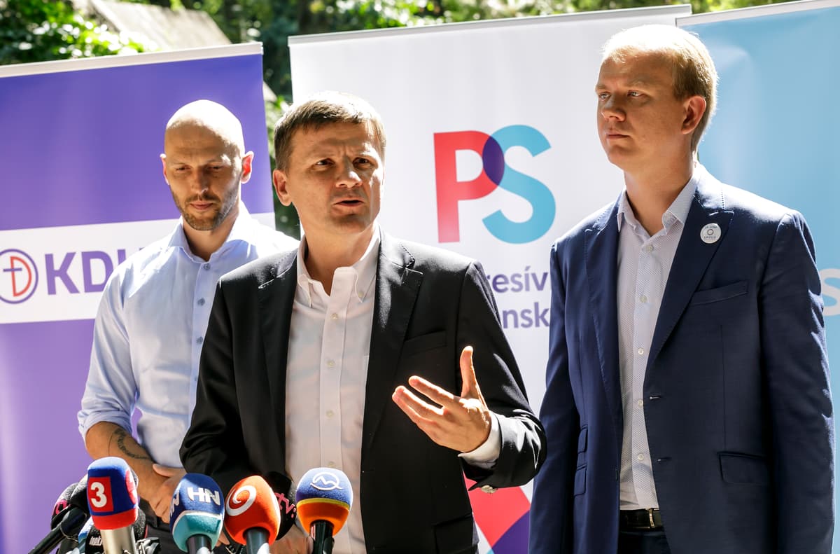 KDH sa už s PS na spoločnej vláde dohadovalo. V lete 2019 pod vedením Alojza Hlinu. Foto: Veselský/TASR
