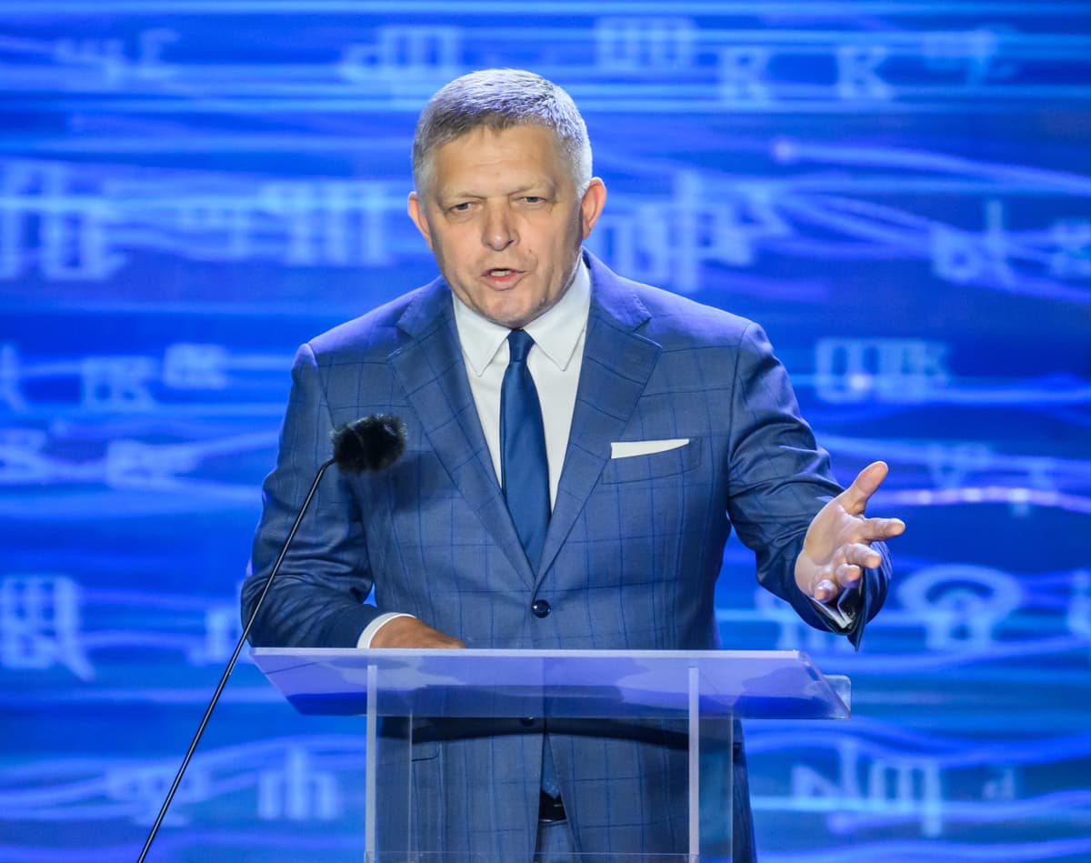 Robert Fico počas galavečera v rámci osláv sviatku Cyrila a Metoda na Devíne 5. júla 2025. Foto: TASR/ Jaroslav Novák