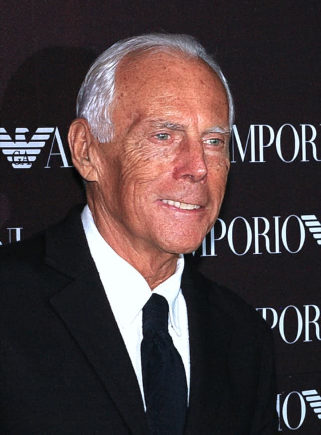 Giorgio Armani. Foto: Jan Schroeder/Wikipedia