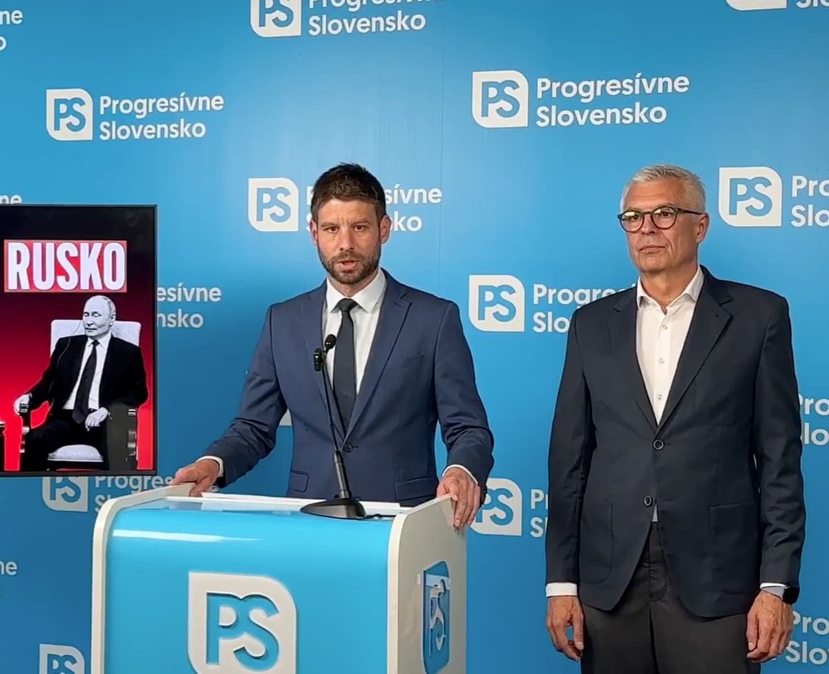 Michal Šimečka a Ivan Korčok. Foto: printscreen FB/Progresívne Slovensko
