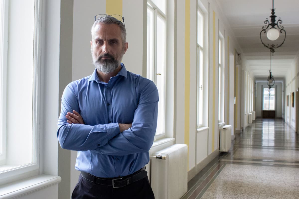 Na snímke český vládny koordinátor pre strategickú komunikáciu Otakar Foltýn. Foto: Barbora Vizváryová/TASR