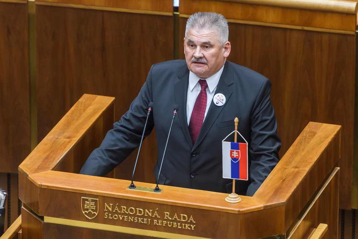 Ján Richter (SMER)  počas 12. schôdze NR SR v Bratislave 21. mája 2024. Foto: Jaroslav Novák/TASR