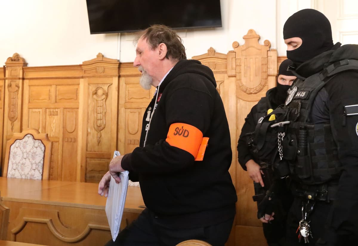 Juraj Cintula na Špecializovanom trestnom súde (ŠTS) v Banskej Bystrici vo štvrtok 2. októbra 2025. Foto: Ján Krošlák/TASR
