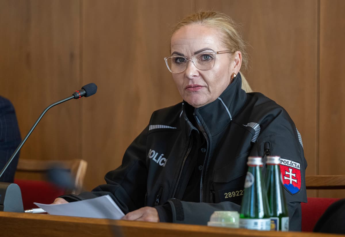 Policajná prezidentka Jana Maškarová. FOTO: TASR/Martin Baumann