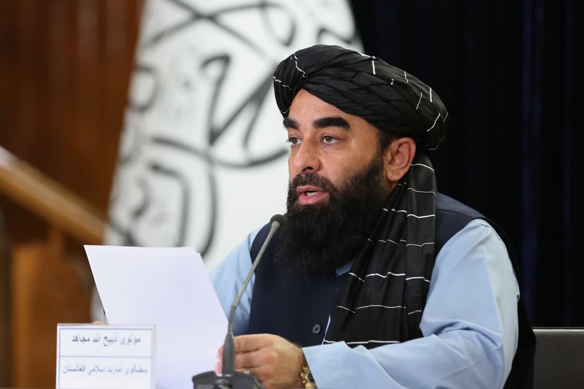 Hovorca Talibanu Zabihullah Mujahid. Foto: TASR/AP