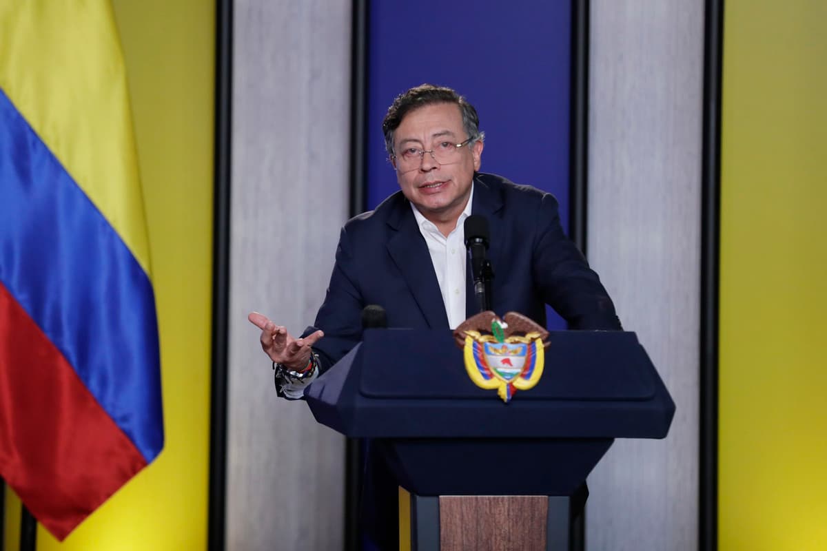 Gustavo Petro, prezident Kolumbie. Foto: Carlos Ortega / EPA / Profimedia