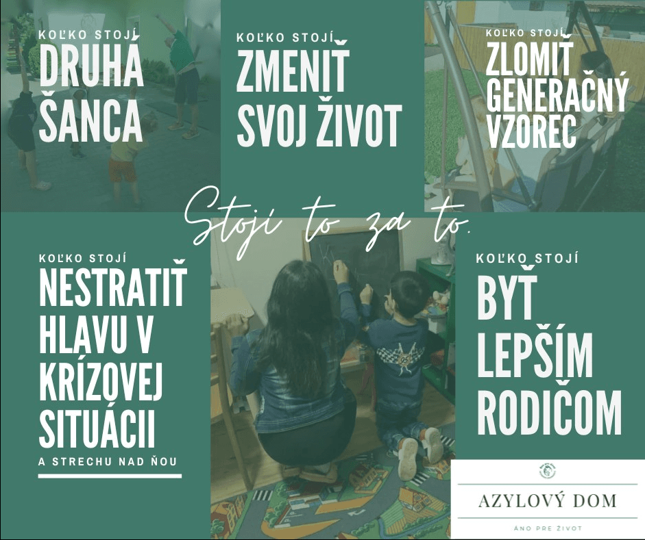Kampaň organizácie Áno pre život za zachránu ich azylového centra. Foto: FB/Áno pre život, n. o.