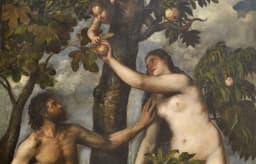 Adam a Eva od Tiziana Vecelliho