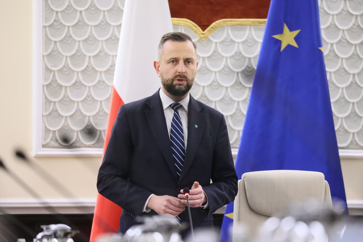 Poľský minister obrany Wladyslaw Kosiniak-Kamysz počas zasadnutia vláady vo Varšave v utorok 25. februára 2025. Foto: TASR/PAP