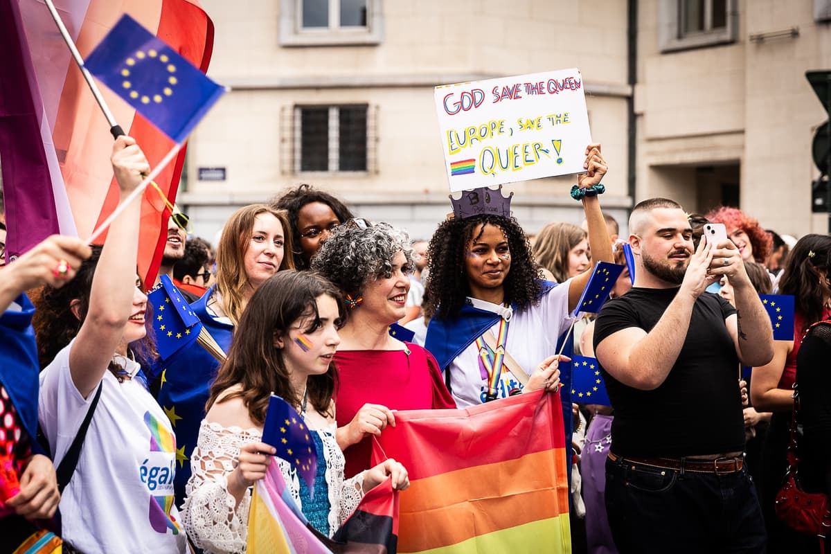 Dúhový Pride 2025 v Bruseli. Foto Belga / ddp USA / Profimedia