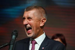 Andrej Babiš po oznámení volebných výsledkov v centrále ANO 4. októbra 2025. SOPA Images Limited / Alamy / Profimedia