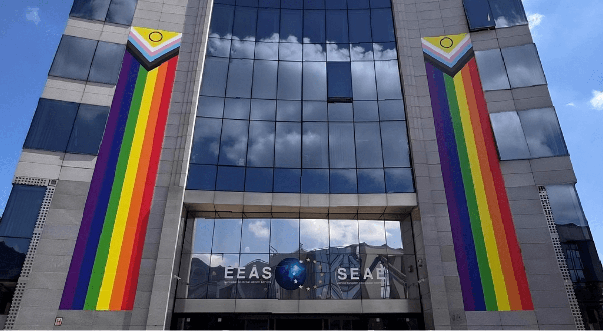 Budova Európskej služby pre vonkajšiu činnosť (EEAS). Foto: EEAS