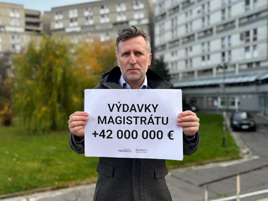 Kandidát na primátora Bratislavy Martin Winkler. FOTO: Tím Martina Winklera