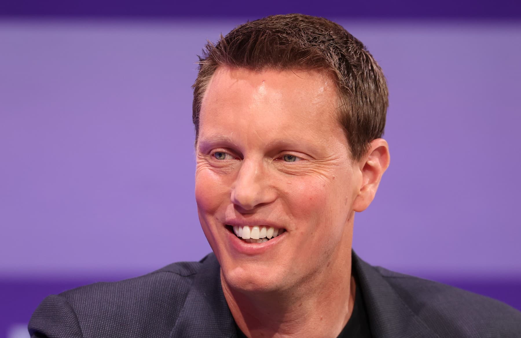 Nový magnát David Ellison na konferencii Bloombergu v LA. Foto: Patrick T. Fallon / AFP / AFP / Profimedia