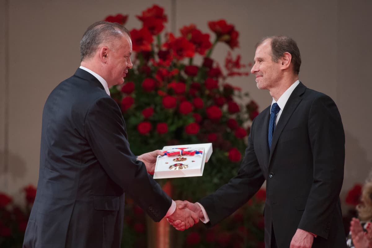 Andrej Kiska a Martin Šimečka. Foto: TASR.