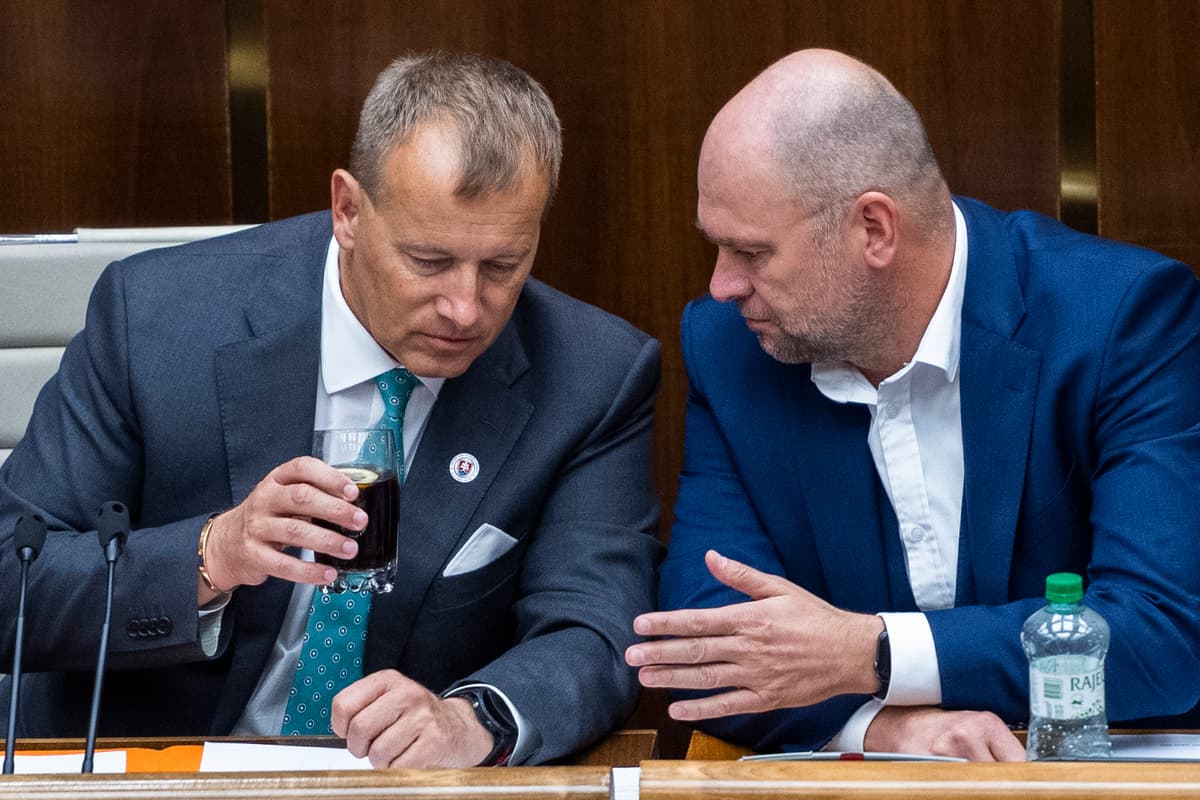 Boris Kollár a Richard Sulík. FOTO:TASR/Jaroslav Novák