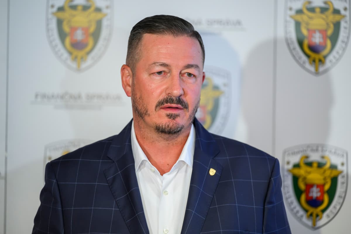 Na snímke prezident finančnej správy Jozef Kiss. FOTO:TASR/Jaroslav Novák