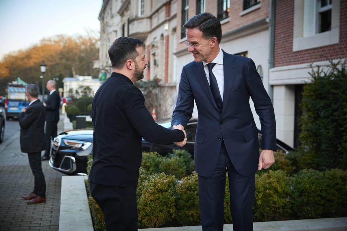 Volodymyr Zelenskyj a Mark Rutte. Foto: Facebook
