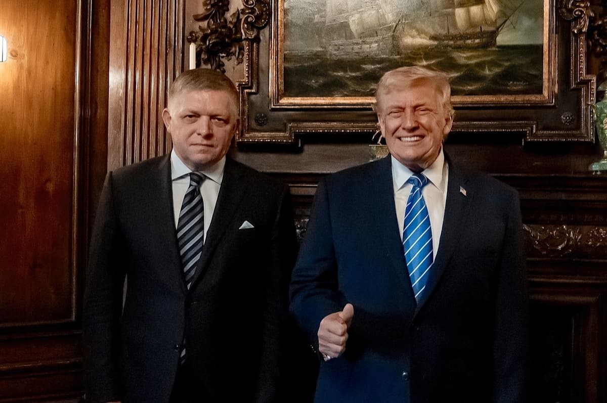 Robert Fico a Donald Trump. Foto: FB Robert Fico