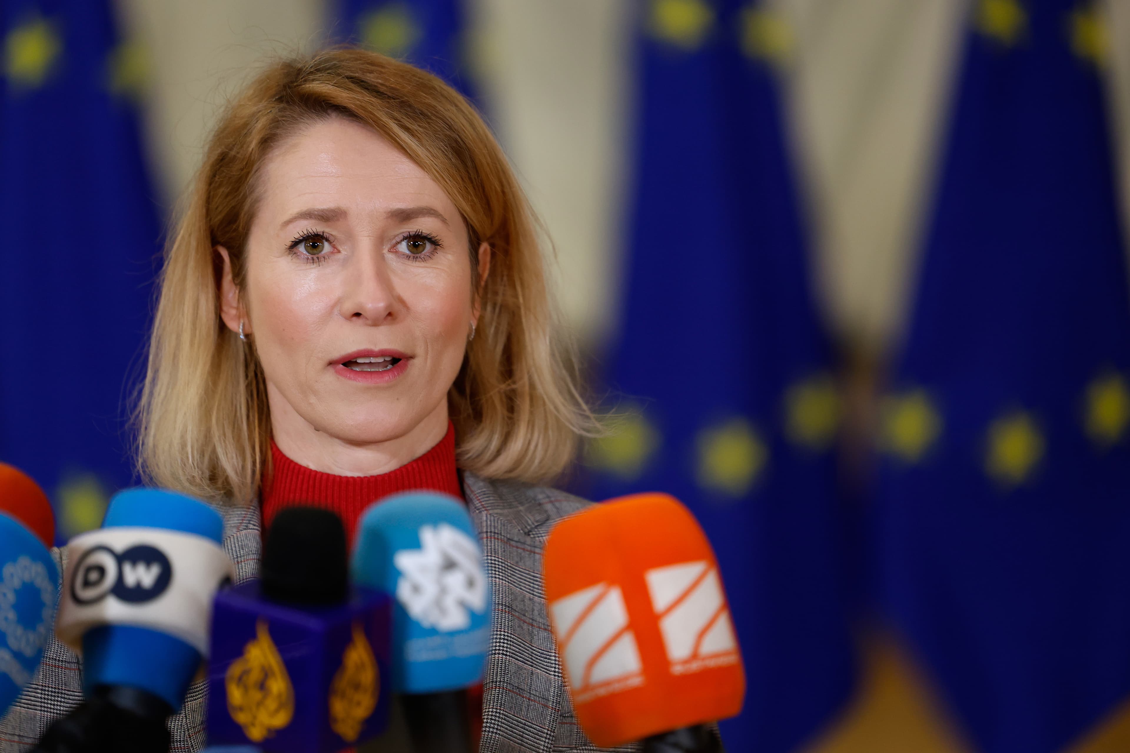 Kaja Kallasová. Foto: TASR/AP Photo/Geert Vanden Wijngaert