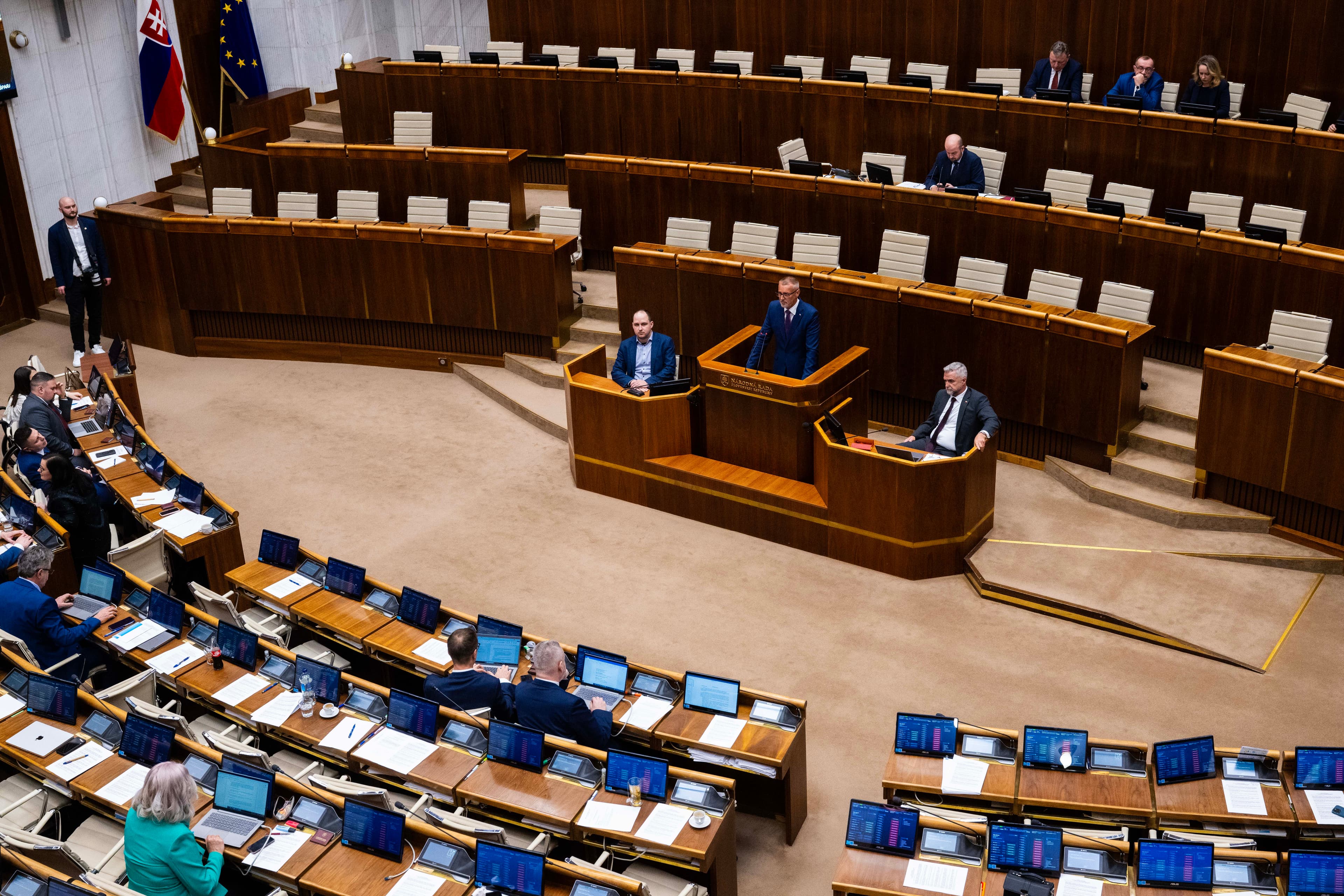 Poslanci NR SR. Foto: TASR/Jakub Kotian
