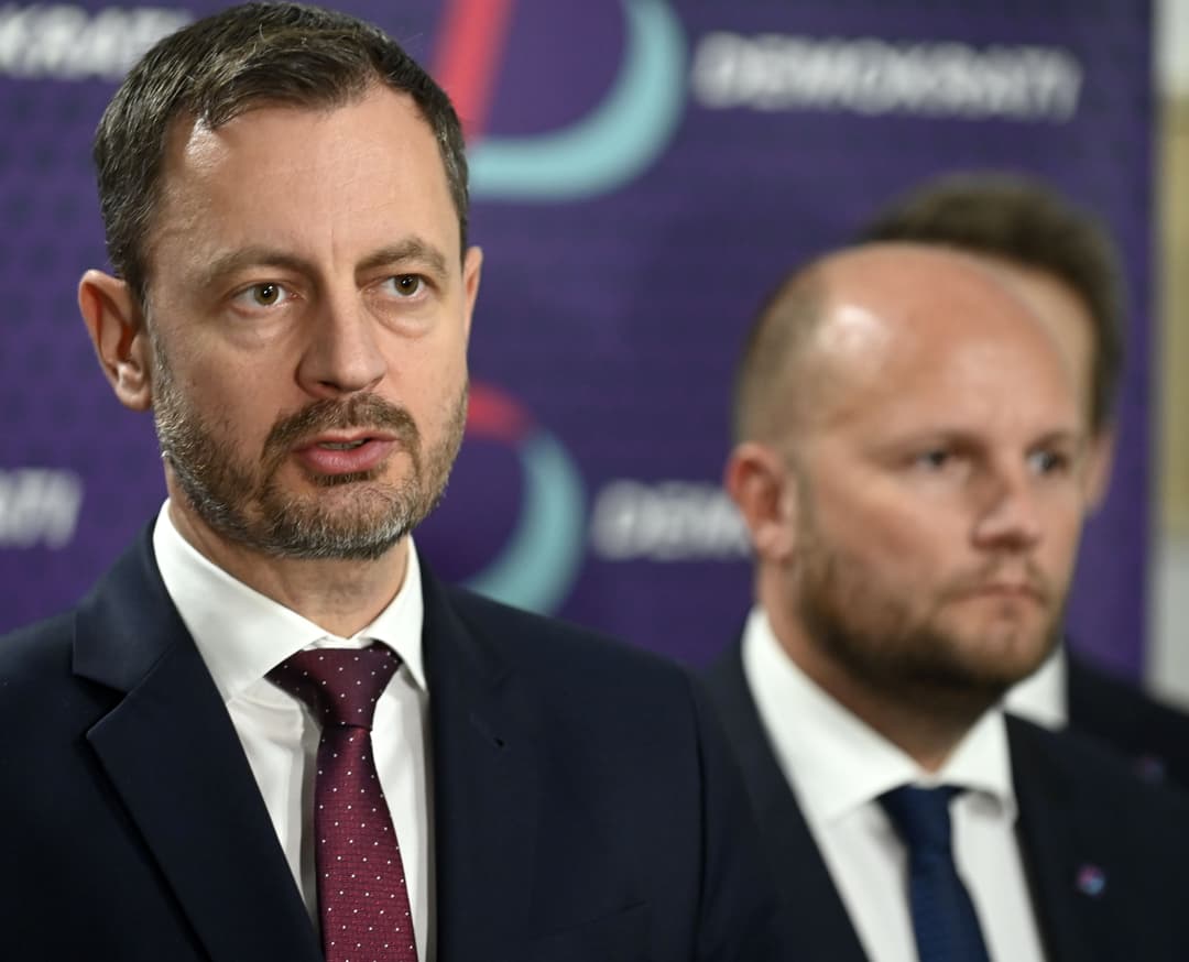 Eduard Heger a Jaroslav Naď. Foto: TASR.