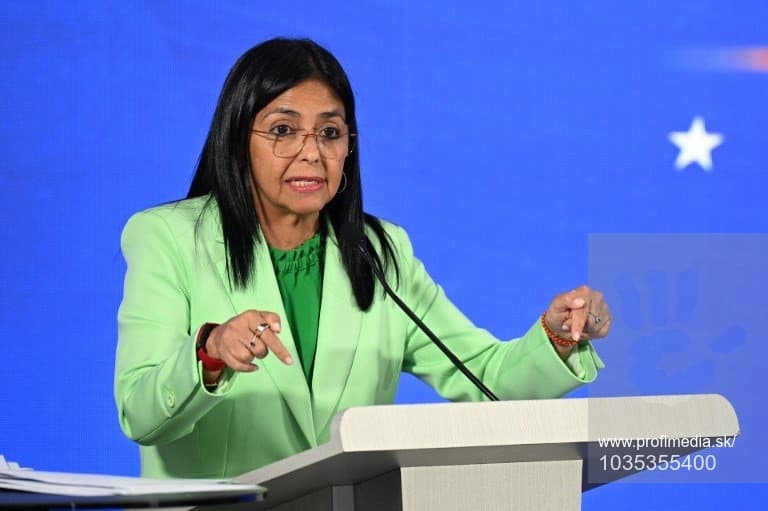 Delcy Rodriguézová. Foto: Federico PARRA / AFP / AFP / Profimedia