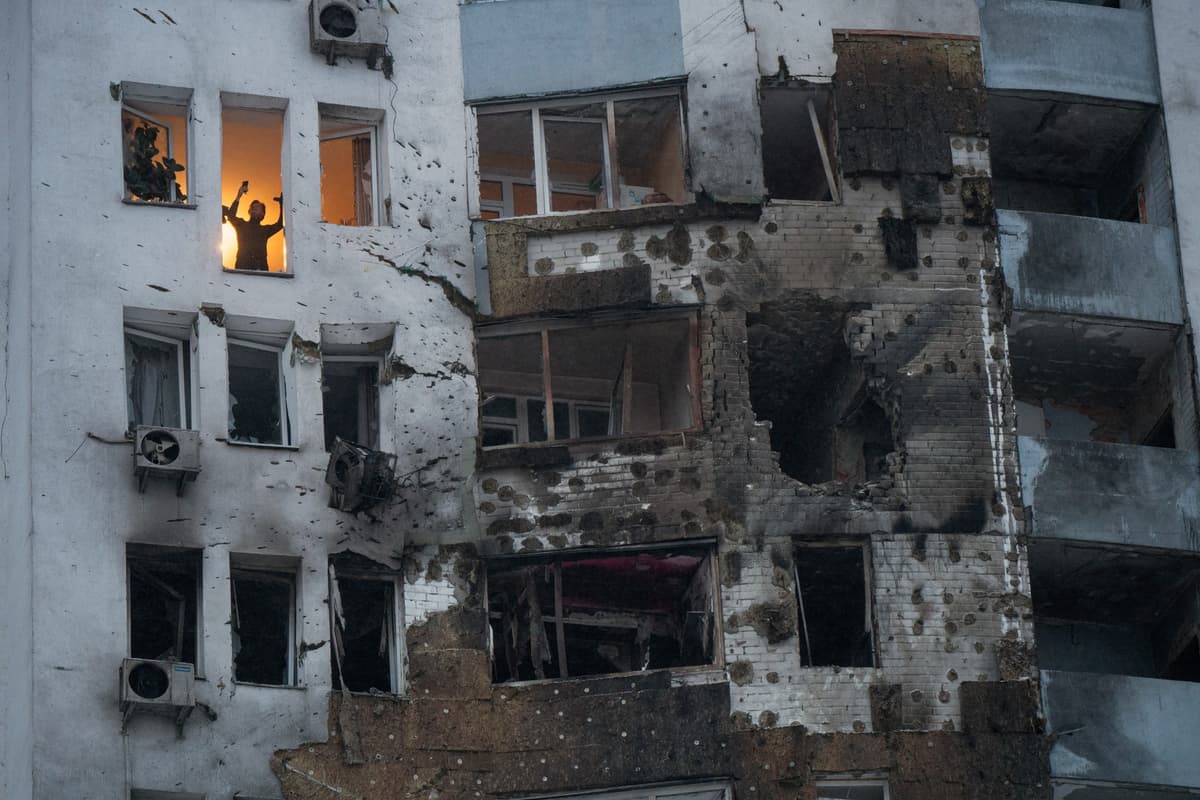 Pri nočnom útoku na Kyjev bola použitá aj strela Orešnik. Foto: Danylo Antoniuk / Zuma Press / Profimedia