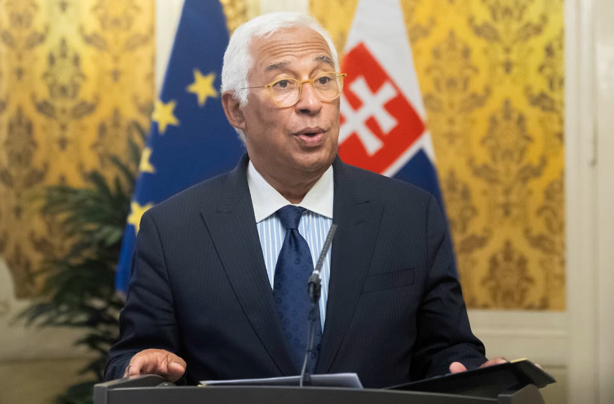 António Costa počas spoločného vyhlásenia s predsedom vlády SR Roberto Ficom na Úrade vlády SR vo štvrtok 11. septembra 2025 v Bratislave. Foto: Martin Baumann/TASR