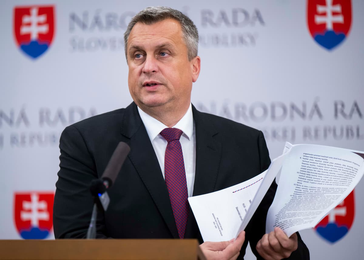 Andrej Danko. Foto: Jakub Kotian/TASR