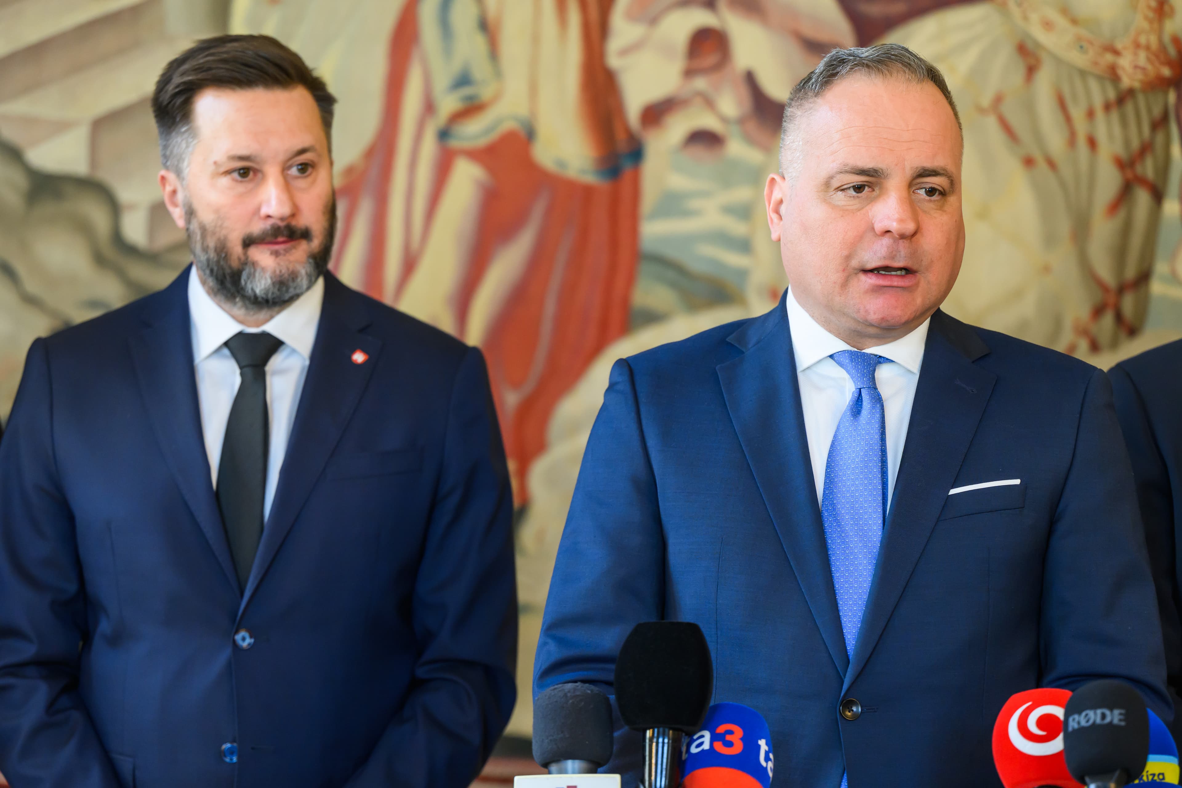 Juraj Droba a Matúš Vallo. Foto: Jaroslav Novák/TASR