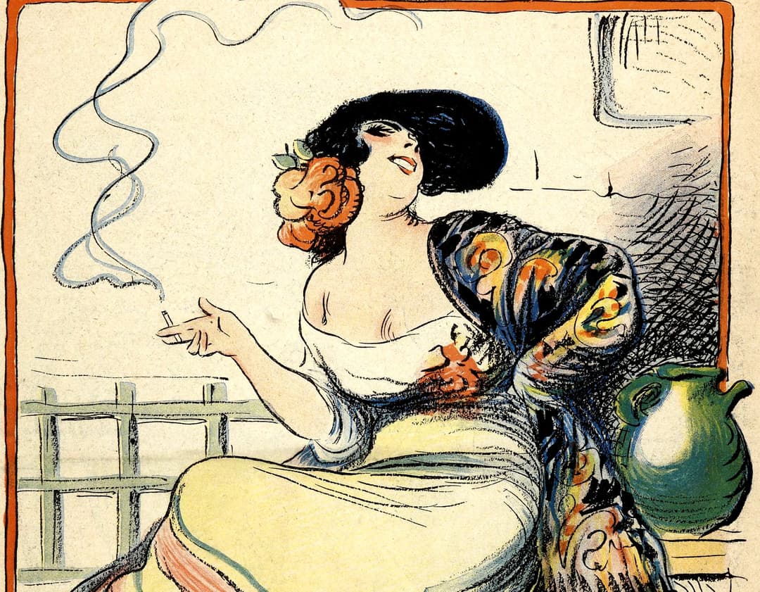 Ilustrácia Carmen pre časopis Amusant z roku 1911. Foto: wikimedia