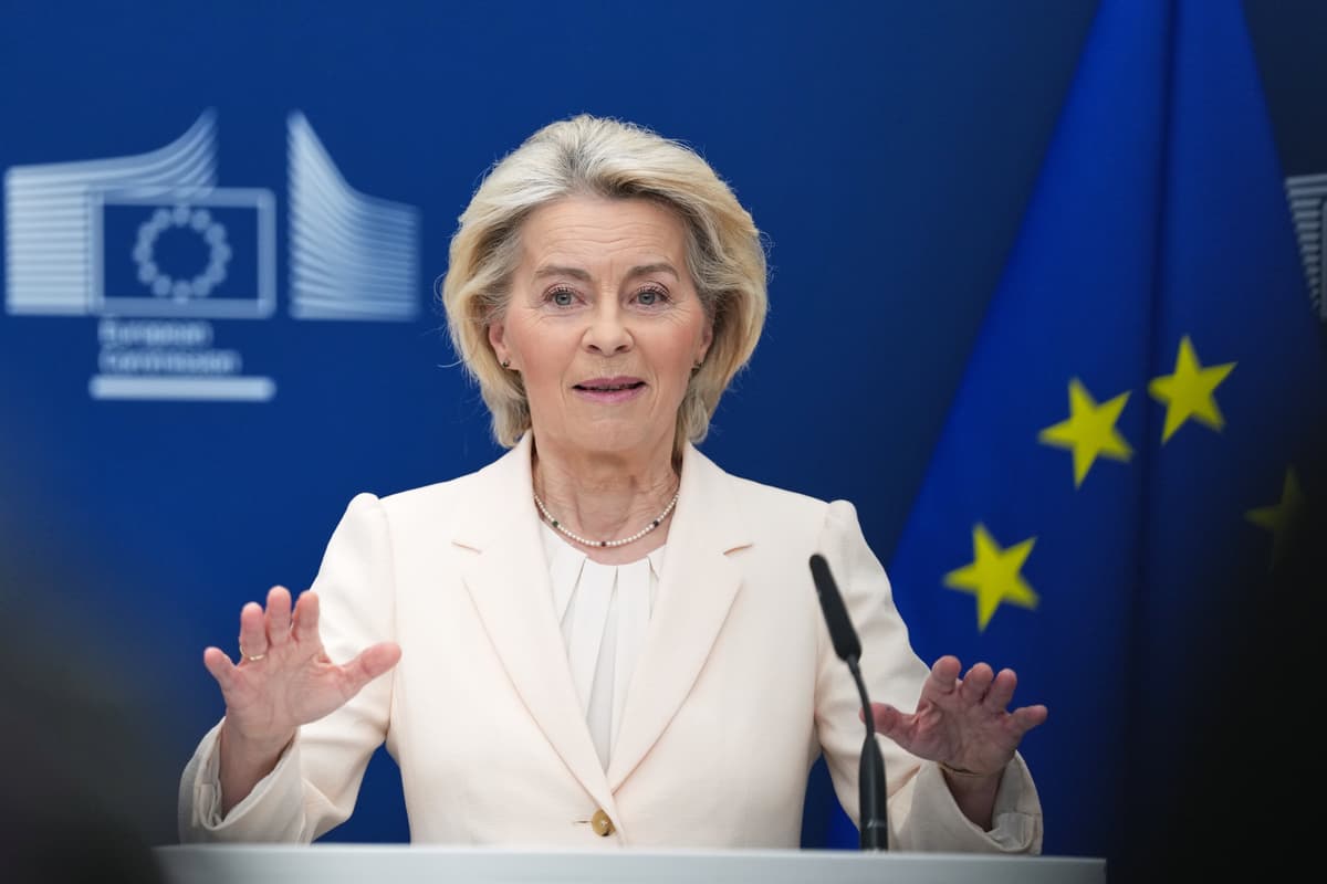 Predsedníčka Európskej komisie Ursula von der Leyenová. Foto: TASR/AP
