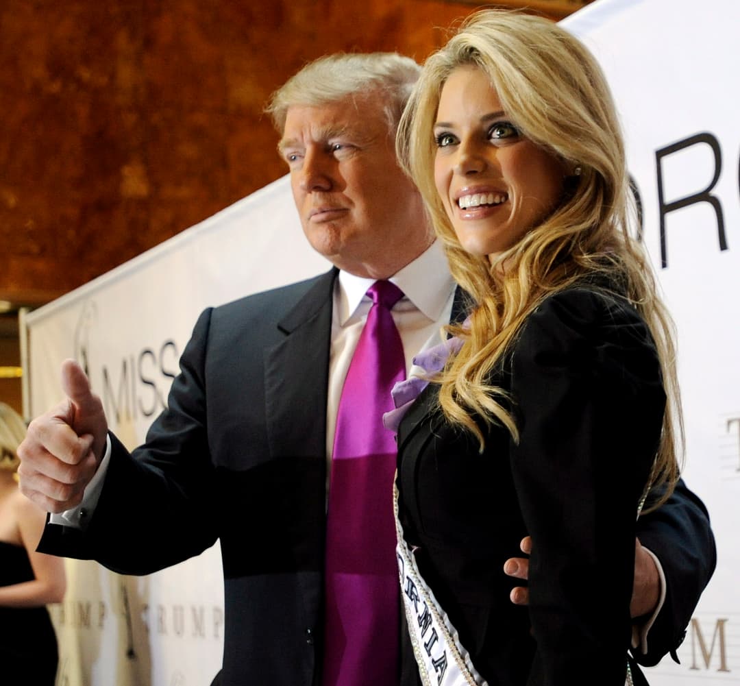 Carrie Prejean Boller a Donald Trump v roku 2009. Foto: Justin Lane / EPA / Profimedia