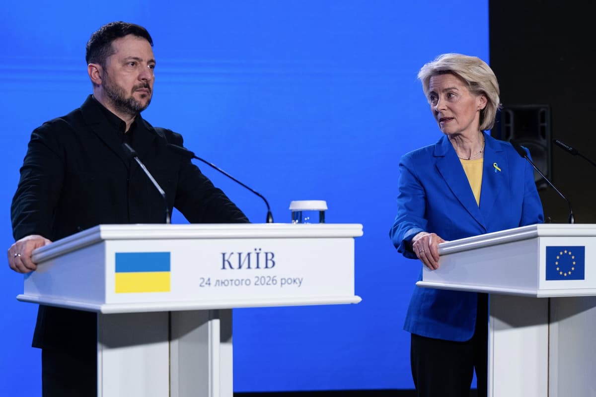 Ursula von der Leyenová a Volodymyr Zelenskyj. Foto: Ukrinform / Shutterstock Editorial / Profimedia