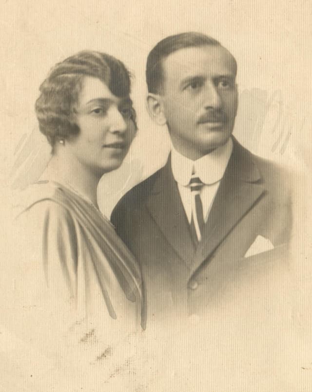 Vilma a Izidor Straussovci. Foto: zbierka Jozefa Straussa)