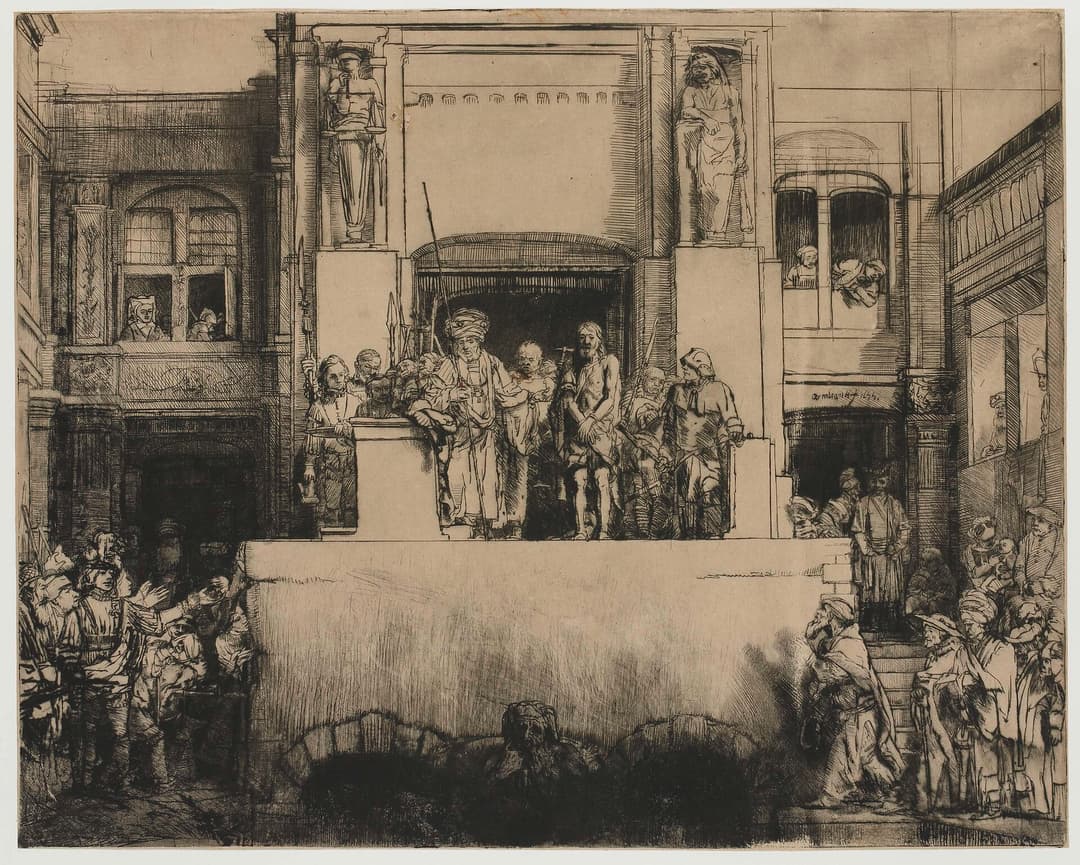 Rembrandt van Rijn: Ecce Homo (1665). Foto: wikimedia