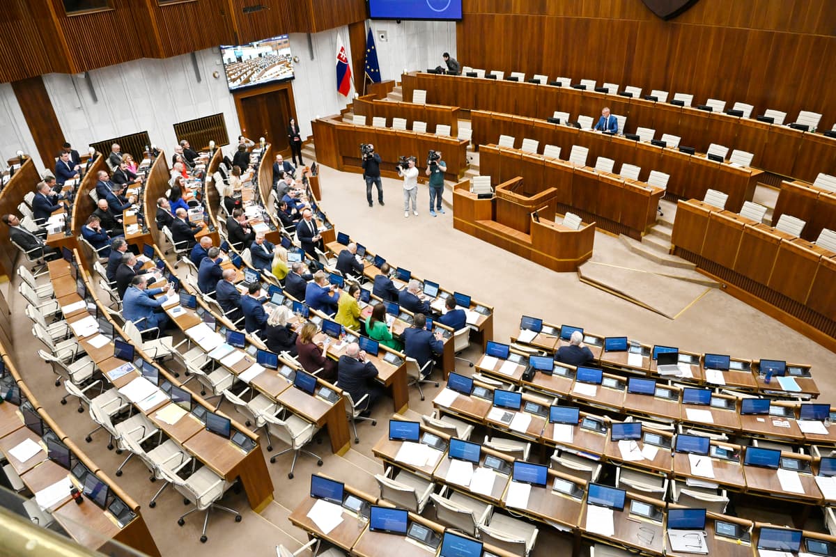 Rokovanie NR SR. Foto: Pavel Neubauer/TASR