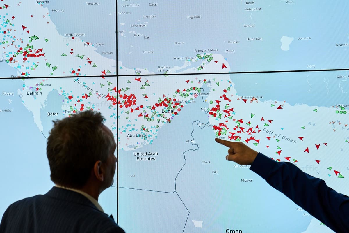 Monitoring dopravy v Hormuzskom prielive, ilustračný obrázok. Foto: TASR/AP