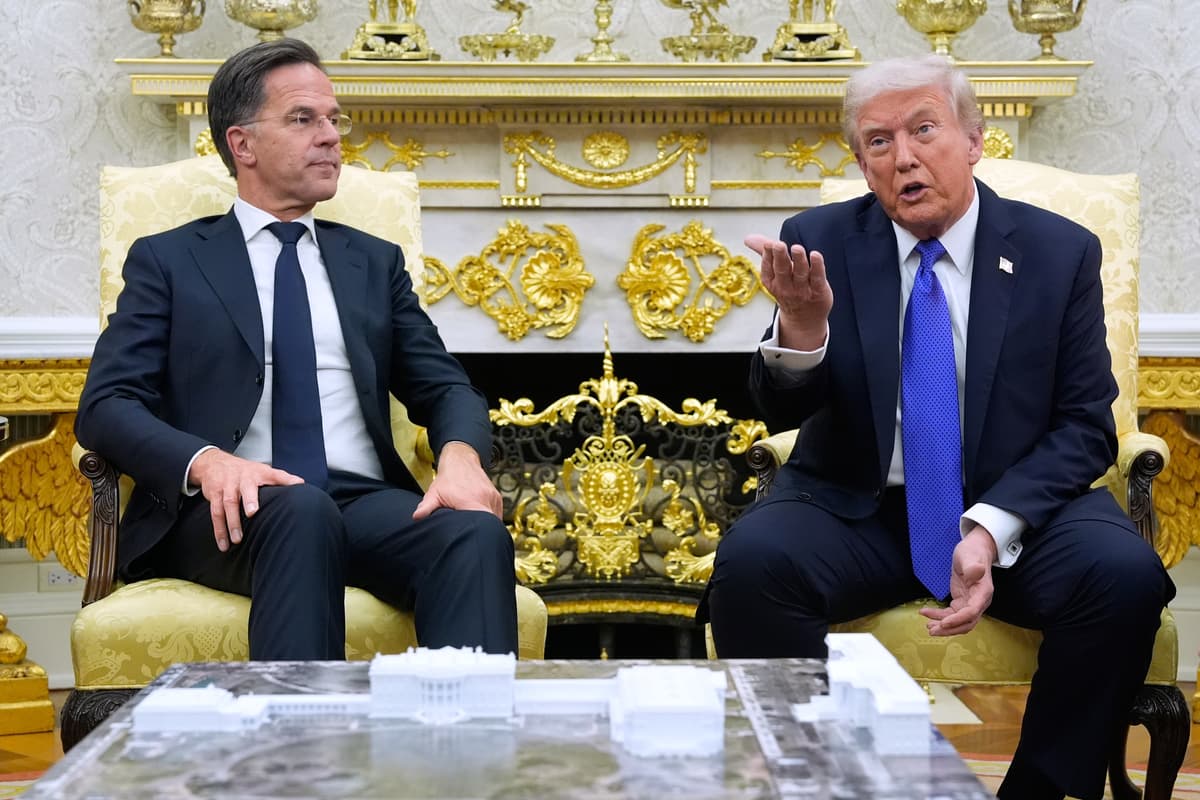 Donald Trump a Mark Rutte. Foto: TASR/AP