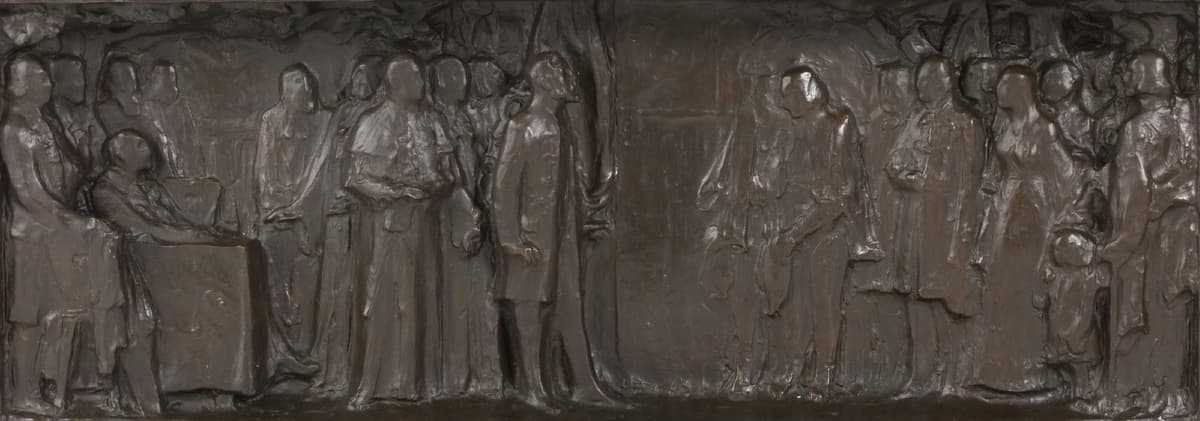 Ján Koniarek: Štúdia k Memorandovému reliéfu pre Martin, 1931–1932, SNG, webumenia.sk