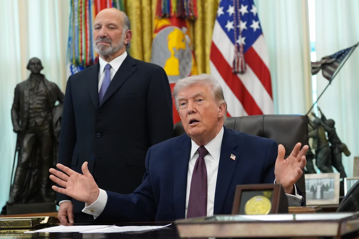 Donald Trump s ministrom obchodu. Foto: TASR/AP.