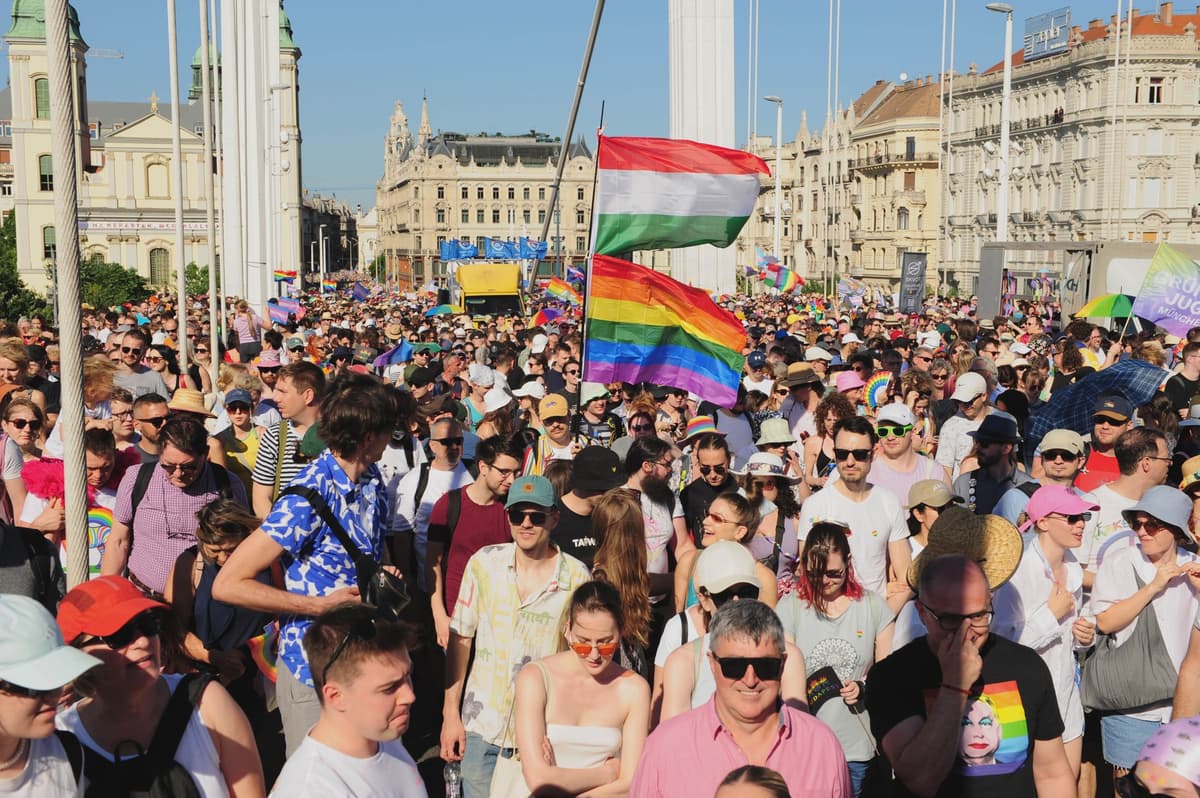 Budapest Pride 2025, ilustračný obrázok. Foto: Giuseppe Lian / Avalon / Profimedia