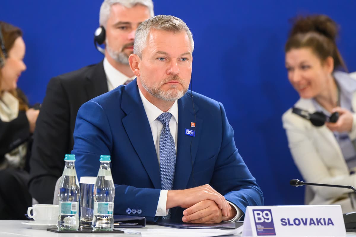 Prezident Peter Pellegrini na summite v Bukurešti. Foto:TASR/Jaroslav Novák