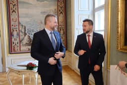 Na snímke prezident Peter Pellegrini a primátor Bratislavy Matúš Vallo. Foto: FB Matúš Vallo má rád Bratislavu