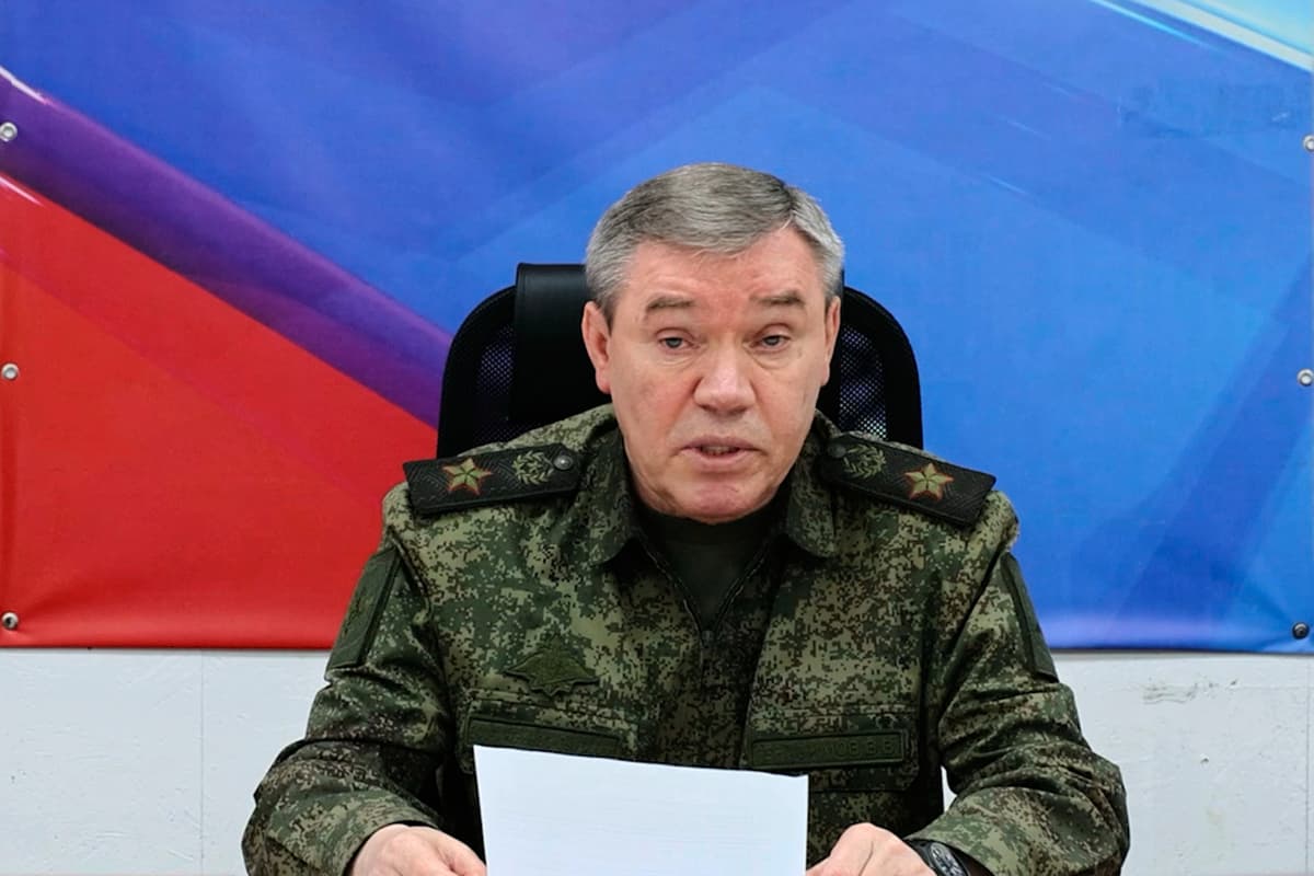 Ruský náčelník generálneho štábu generál Valerij Gerasimov. Foto: TASR/AP